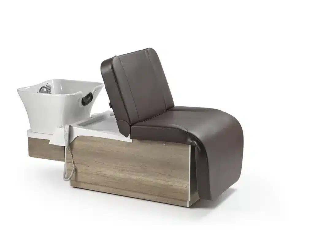 lavatesta con seduta ergonomica e regolabile