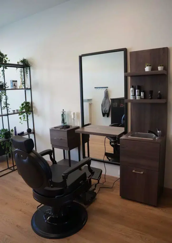 arredamento e progettazione barber shop